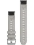  Zdjęcie 2 Paski i części Pasek Garmin QuickFit 20mm Fenix, Epix 42/43mm Szary Gumowy Fog Gray 010-13358-00