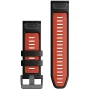  Zdjęcie 2 Paski i części Pasek Garmin QuickFit 26mm Fenix, Epix, Quatix 51mm Czerwony/Grafitowy Gumowy 010-13281-04