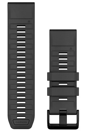 Paski i części Pasek Garmin QuickFit 26mm Fenix, Epix, Quatix 51mm Grafitowy Gumowy 010-13393-07
