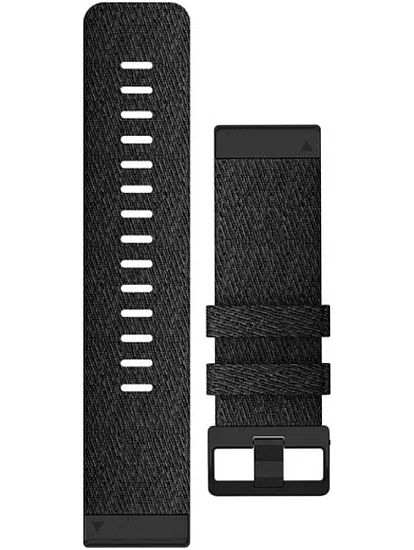 Paski i części Pasek Garmin QuickFit 26mm Fenix, Epix, Quatix 51mm Czarny Nylonowy 010-12864-07