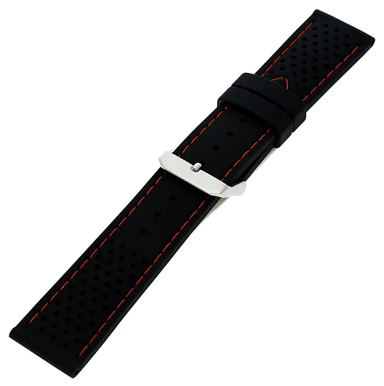 Paski i części Pasek Gumowy Czarno-Pomarańczowy 18mm PASEK-GUMA-CZ-P-18