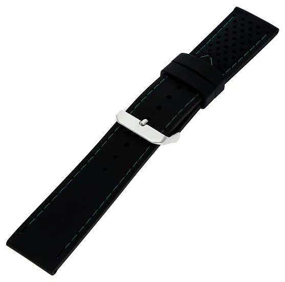 Paski i części Pasek Gumowy Czarno-Zielony 18mm PASEK-GUMA-CZ-G-18