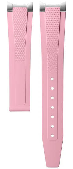 Paski i części Pasek Gumowy Longines Różowy 17mm Conquest Lady 34 L682171853