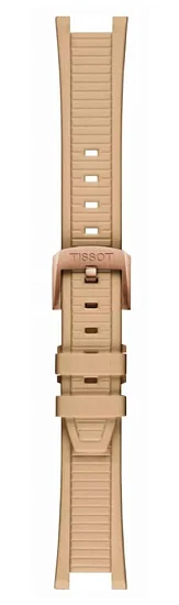 Paski i części Pasek Gumowy Tissot Beżowy T-Race T603050894