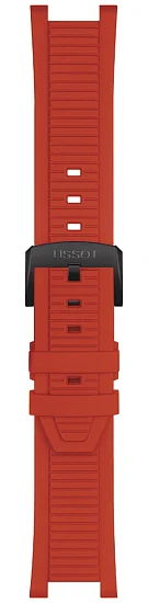 Paski i części Pasek Gumowy Tissot Czerwony T-Race T603048546