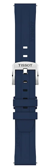 Paski i części Pasek Gumowy Tissot Niebieski 18mm Seastar 1000 z Zapięciem T603052191