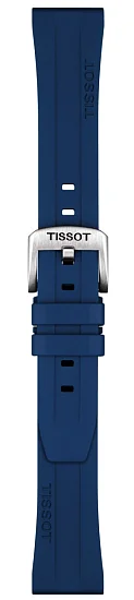 Paski i części Pasek Gumowy Tissot Niebieski 20mm PRC 200 T603044837
