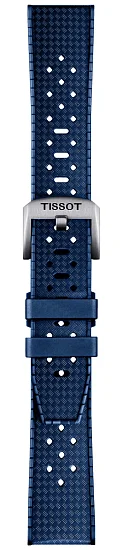 Paski i części Pasek Gumowy Tissot Niebieski XL 22mm Seastar 2000 44mm T603053090