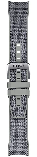 Paski i części Pasek Gumowy Tissot Szary 22mm Seastar 1000 T604048422