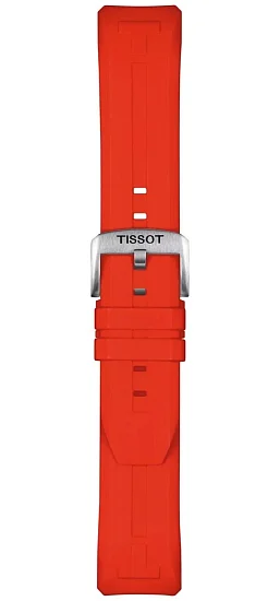 Paski i części Pasek Gumowy Tissot Czerwony 23mm T-Touch Connect Solar T603044329
