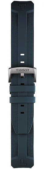 Paski i części Pasek Gumowy Tissot Granatowy 22mm T-Touch Expert Solar T603040808
