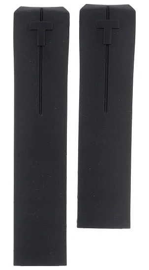 Paski i części Pasek Gumowy Tissot Czarny 21mm T-Touch II, T-Touch Expert T610026464
