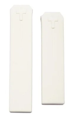 Paski i części Pasek Gumowy Tissot Biały 21mm T-Touch II Lady T610032083