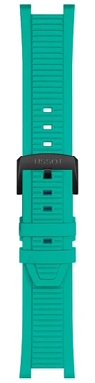 Paski i części Pasek Gumowy Tissot Turkusowy T-Race 45 T603050519