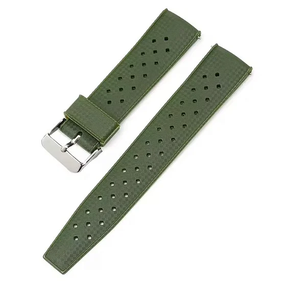 Paski i części Pasek Gumowy Zielony Tropic 22mm PASEK-TEC520-GR-22MM
