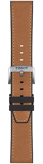 Paski i części Pasek Hybrydowy Tissot Brązowy 23mm T-Touch Connect Solar T603047777