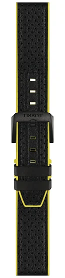 Paski i części Pasek Hybrydowy Tissot Czarny 20mm PR 100 T600049853