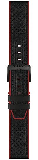 Paski i części Pasek Hybrydowy Tissot Czarny 20mm PR 100 T600049851