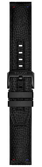 Paski i części Pasek Hybrydowy Tissot Czarny 22mm Supersport T600050682