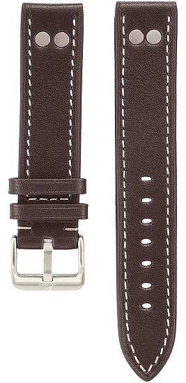 Paski i części Pasek Laco Ciemnobrązowy 18mm XL LA-402136XL