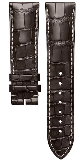 Paski i części Pasek Skórzany Longines Aligator Brązowy 22mm Master Collection L682120161