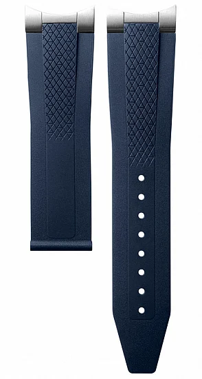 Paski i części Pasek Gumowy Longines Granatowy 19mm Conquest 38mm L682172903