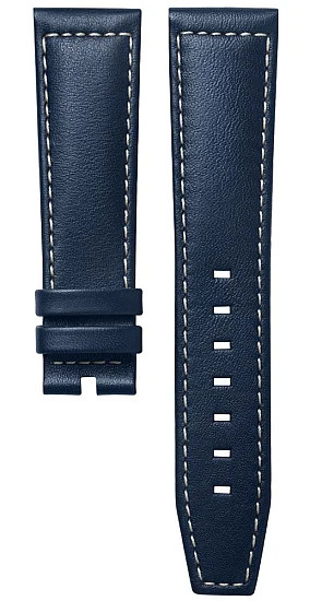 Paski i części Pasek Skórzany Longines Niebieski 21mm Spirit 40mm L682160147