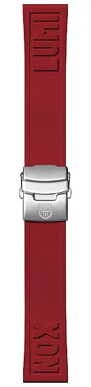 Paski i części Pasek Luminox Gumowy Czerwony 24mm XL FPX240631QK