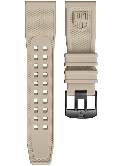 Paski i części Pasek Luminox Gumowy Piaskowy 24mm Navy SEAL 3500 FPX240170BK