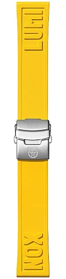 Paski i części Pasek Luminox Gumowy Żółty 24mm XL FPX240650QK