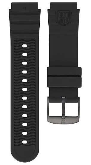 Paski i części Pasek Luminox PU Czarny 22mm Sea Turtle Giant 0320 FPX220120B1K