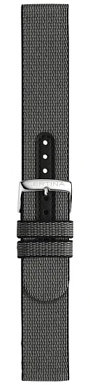 Paski i części Pasek Materiałowy Certina Czarno-szary 20mm DS-2 C604022916