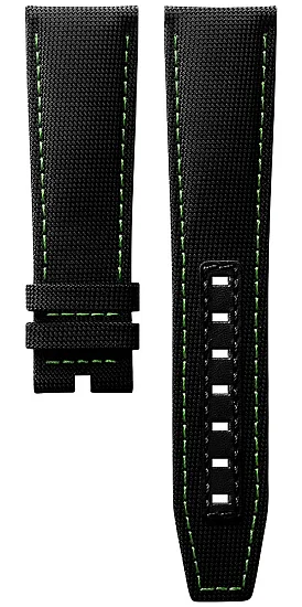 Paski i części Pasek Materiałowy Longines Czarny XS 22mm Spirit Pilot Flyback Column-Wheel 42 L682166409