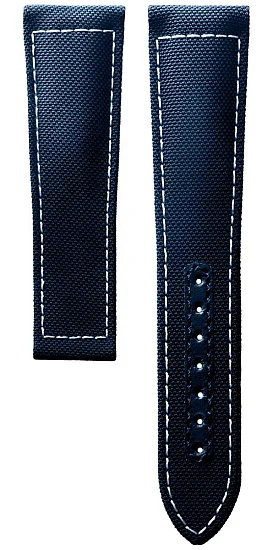 Paski i części Pasek Materiałowy Longines Granatowy 22mm Spirit Pilot 42 L682169307