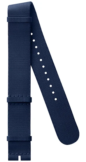Paski i części Pasek Materiałowy Longines NATO Granatowy 19mm Legend Diver 39 L682166493