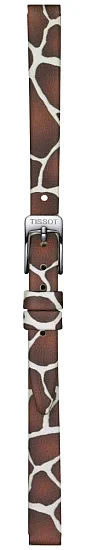 Paski i części Pasek Materiałowy Tissot Brązowy 9mm Lovely T600047024