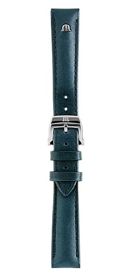 Paski i części Pasek Maurice Lacroix Eliros 16mm Skórzany Zielony EL1094 ML740-005105