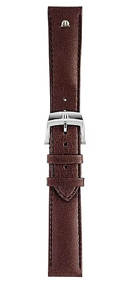 Paski i części Pasek Maurice Lacroix Eliros 20mm Skórzany Brązowy EL1098, EL1118, EL1108 ML740-005012