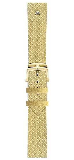 Paski i części Pasek Maurice Lacroix Eliros 20mm Skórzany Złoty EL1098, EL1118, EL1108 ML740-005141