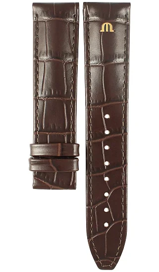 Paski i części Pasek Maurice Lacroix Pontos 20mm Skórzany Brązowy ML800-005004