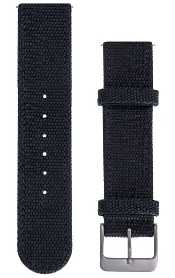 Paski i części Pasek Mudita Bananatex Black 20mm Vegan PASEK-MUDITA-BLK-BNTX-20