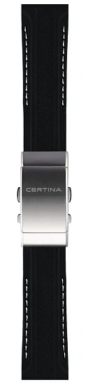 Paski i części Pasek Gumowy Certina Czarny 20mm z Zapięciem DS PH2000M C603025018