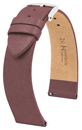 Paski i części Pasek Skórzany Hirsch Cashmere M Burgundowy 03902161