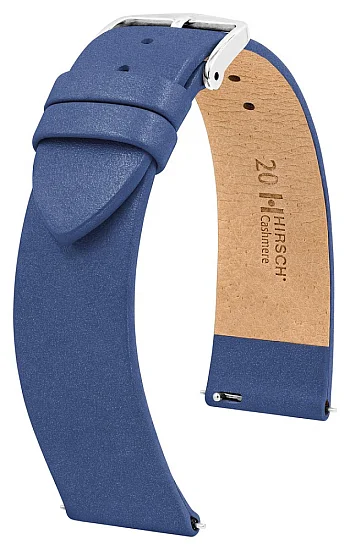Paski i części Pasek Skórzany Hirsch Cashmere M Niebieski 03902180