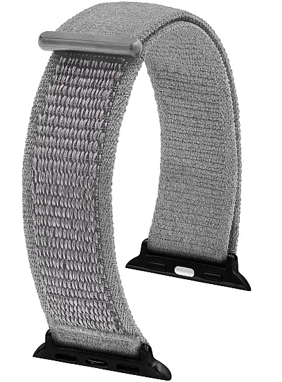 Paski i części Pasek Materiałowy Hirsch Vocem Apple Watch Szary 41409030AD