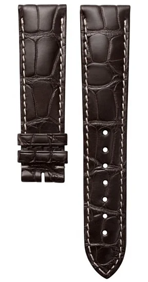 Paski i części Pasek Skórzany Longines Aligator Brązowy 21mm Master Collection L682109818