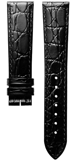 Paski i części Pasek Skórzany Longines Czarny XS 20mm Presence L682122622