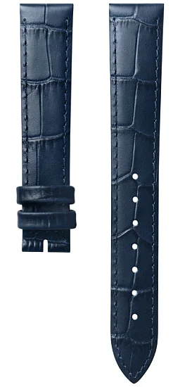 Paski i części Pasek Skórzany Longines Aligator Granatowy 15mm Lyre L682163597