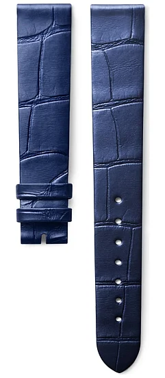 Paski i części Pasek Skórzany Longines Aligator Niebieski 16mm La Grande Classique Lady 29 L682168834