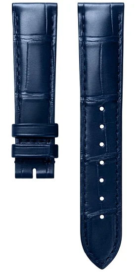 Paski i części Pasek Skórzany Longines Aligator Granatowy 18mm Master Collection L682171715